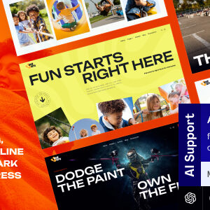 Venture - Karting, Trampoline & Carousel WordPress Theme