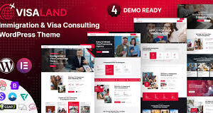Visaland - Immigration and Visa Consulting WordPress Theme