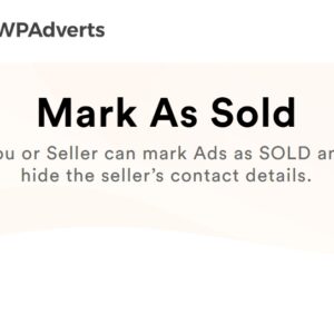 WP Adverts Mark As Sold