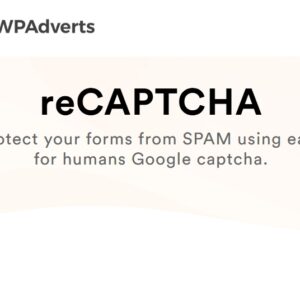 WP Adverts reCAPTCHA