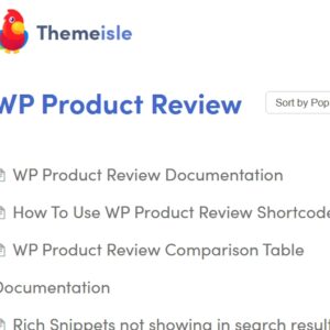 WP Product Review