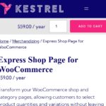 WooCommerce Express Shop Page