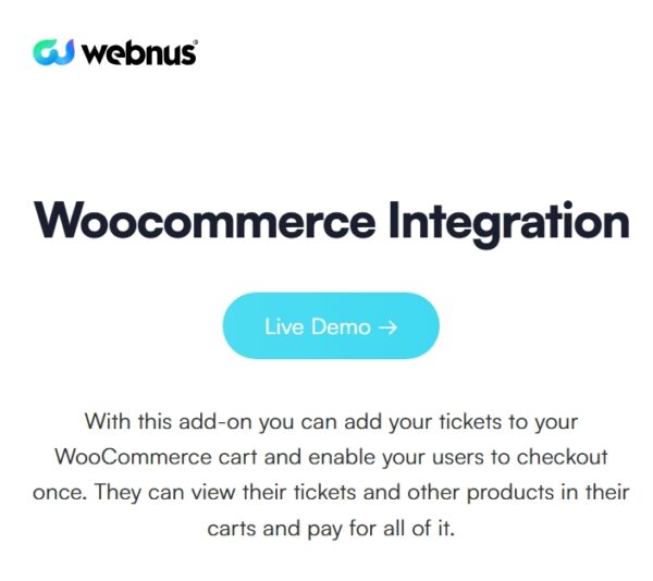 WooCommerce Integration for MEC
