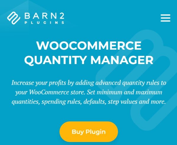 WooCommerce Quantity Manager
