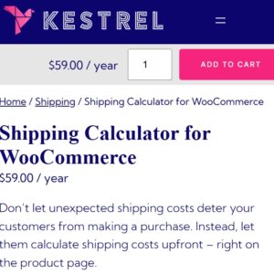 WooCommerce Shipping Calculator