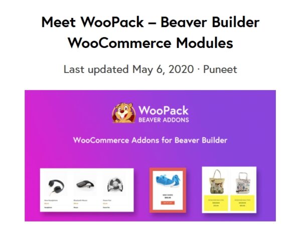 WooPack for Beaver Builder