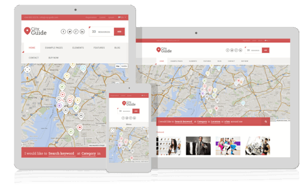 AIT City Guide WordPress Theme