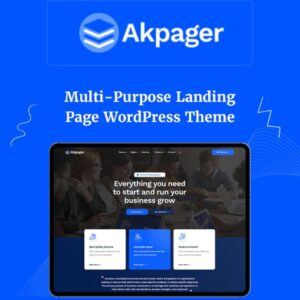 Akpager - Landing Page Elementor WordPress Theme