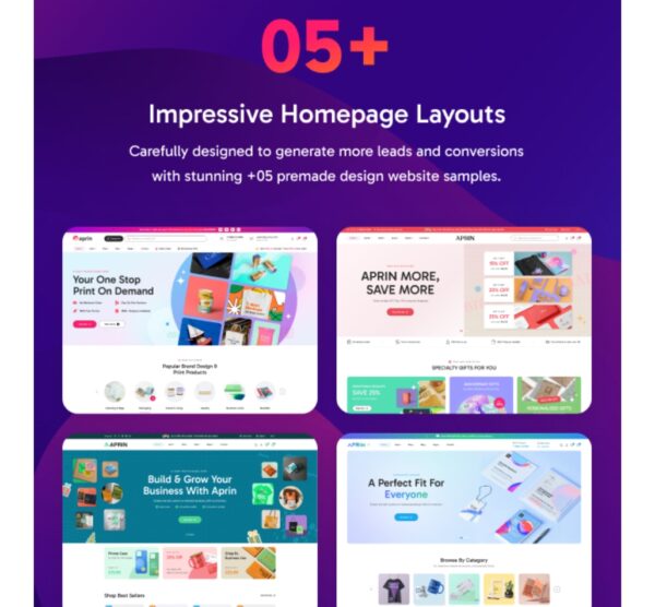 Aprin - Custom Print Shop WordPress Theme