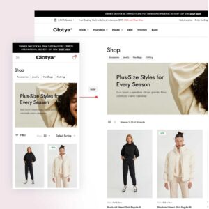 Clotya - Fashion Store eCommerce Theme