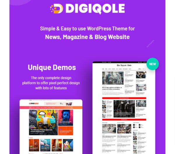 Digiqole WordPress Theme