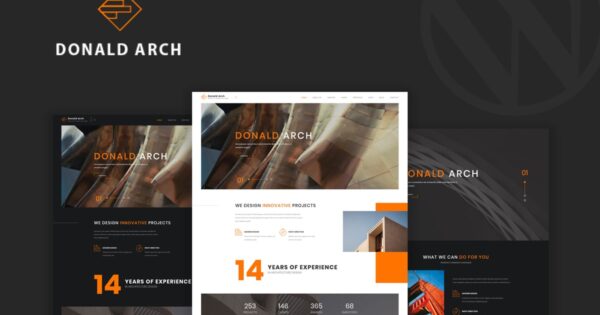 Donald Arch - Creative Architecture WordPress Theme