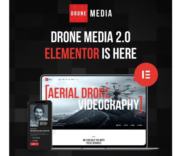 Drone Media Aerial Photography & Videography Theme