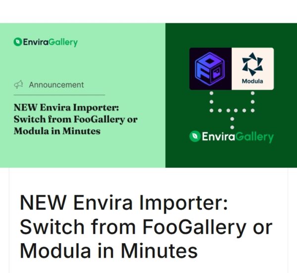 Envira Gallery Importer Addon