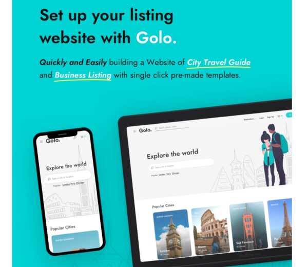 Golo - Directory & Listing, Travel WordPress Theme