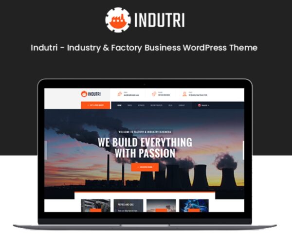 Indutri – Factory & Industrial WordPress Theme