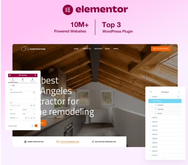Konstruktion - Construction Architecture WordPress Theme