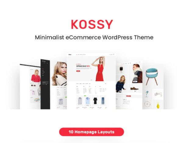Kossy - Minimalist eCommerce WordPress Theme