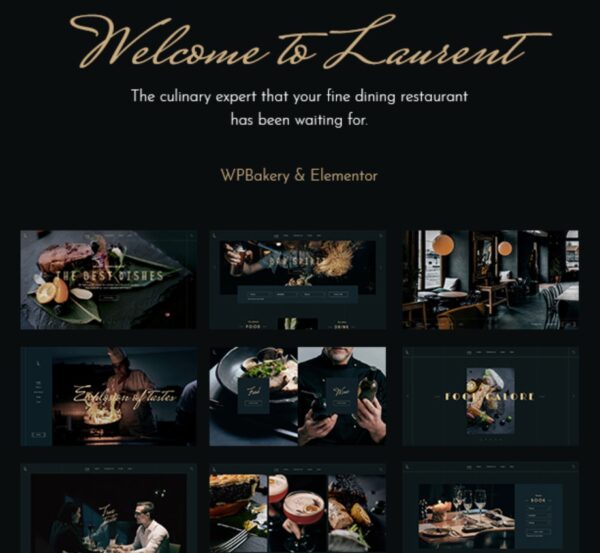 Laurent - Elegant Restaurant WordPress Theme