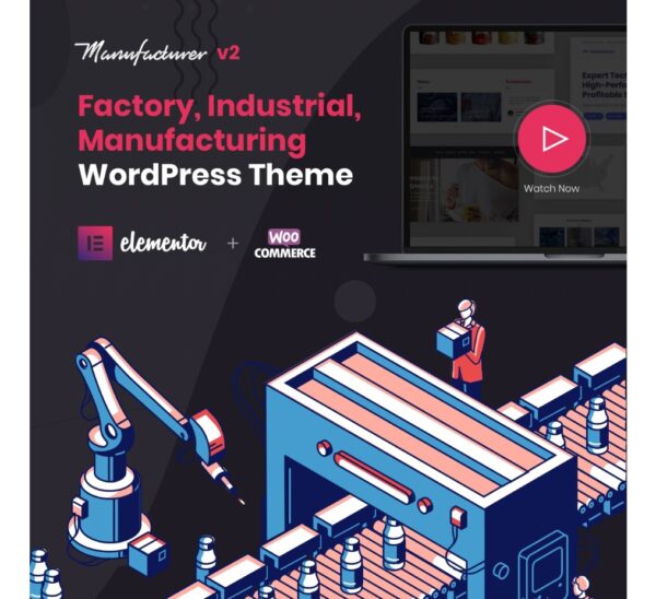 Manufacturer - Factory and Industrial WordPress Theme