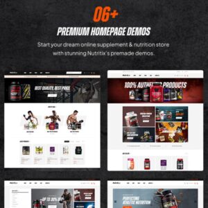 Nutritix - Supplement & Nutrition WooCommerce Theme
