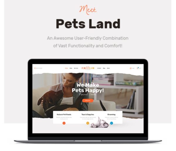 Pets Land WordPress Theme