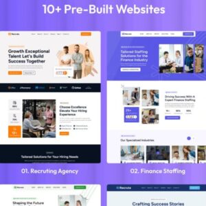 Recrute - Staffing & Recruiting Agency WordPress Theme
