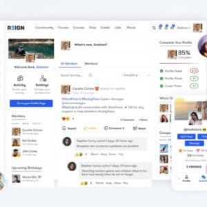 Reign The Ultimate WordPress Social Community Theme
