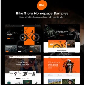 Ridez - Bike Shop Elementor WordPress Theme