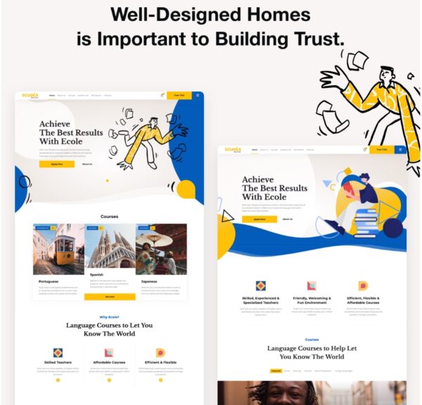 Scuola - Language School WordPress Theme