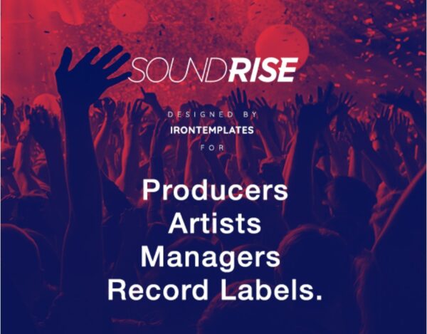 SoundRise - Artists, Producers and Record Labels WordPress Theme