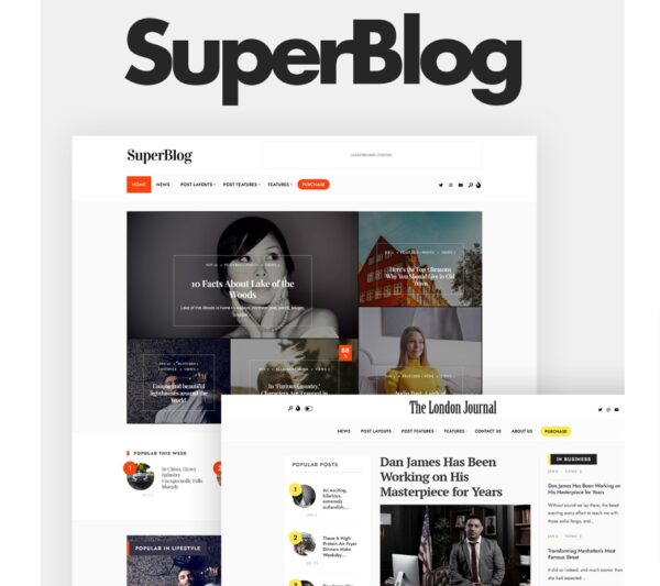 SuperBlog WordPress Theme